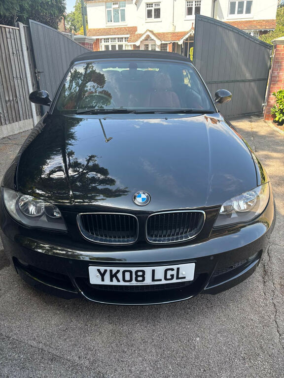 BMW 1 Series 2.0 120I M Sport Convertible Steptronic Black #6