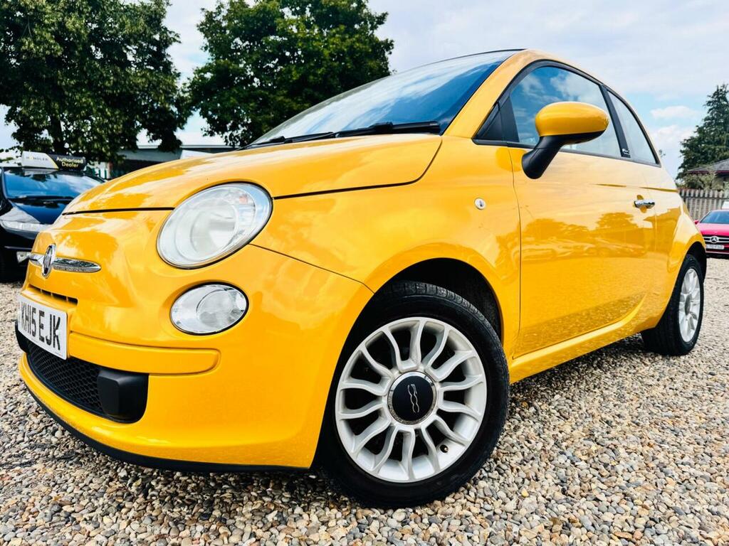 Fiat 500C 1.2 Lounge Convertible Dualogic Euro 6 Yellow #4