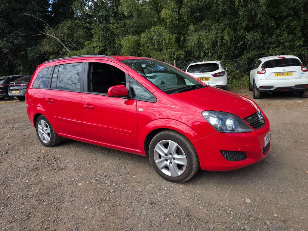 Vauxhall Zafira 1.8 16V Exclusiv Euro 5 Red