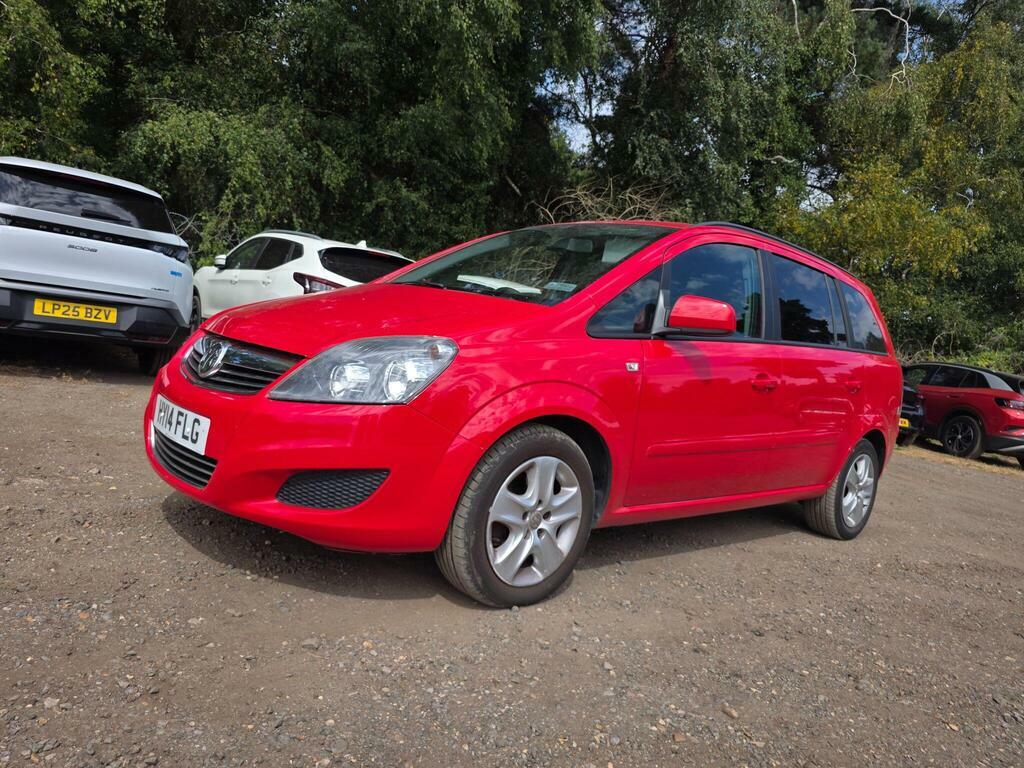 Vauxhall Zafira 1.8 16V Exclusiv Euro 5 Red #2