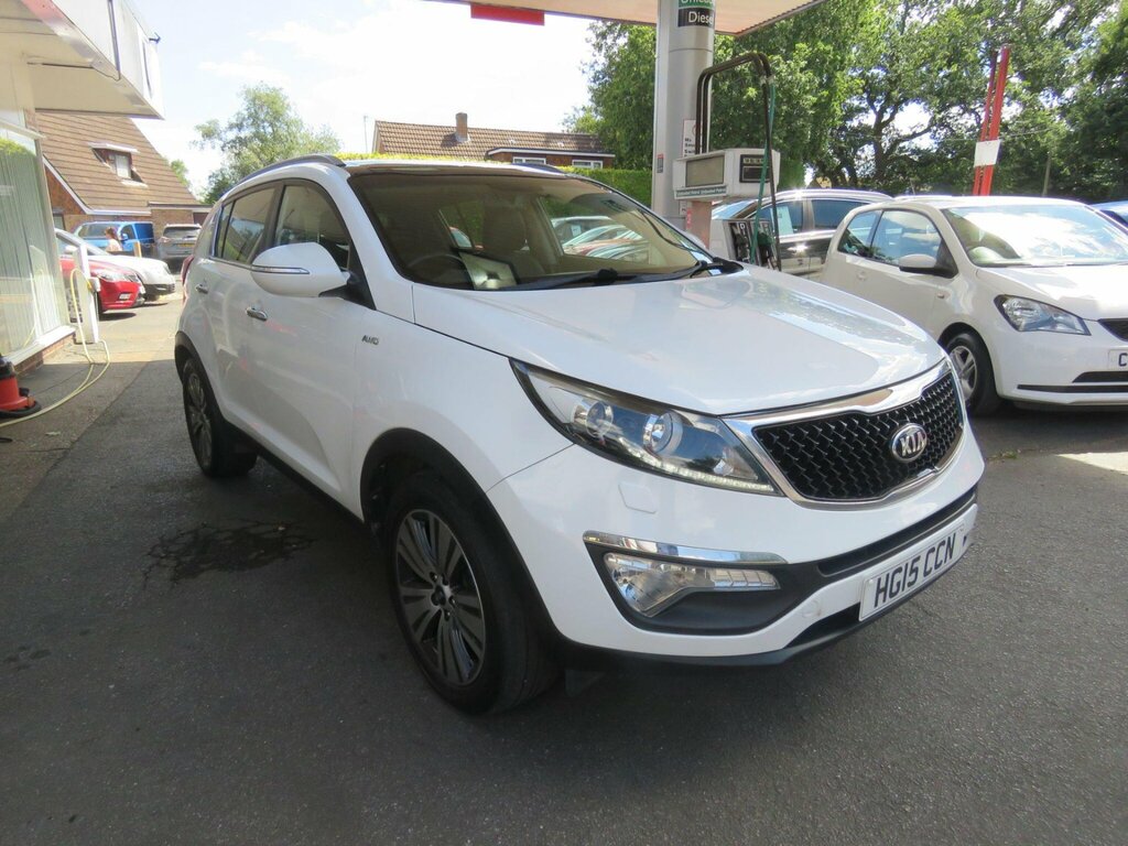 Kia Sportage 2.0 Crdi Kx-3 Awd Euro 5 White #3