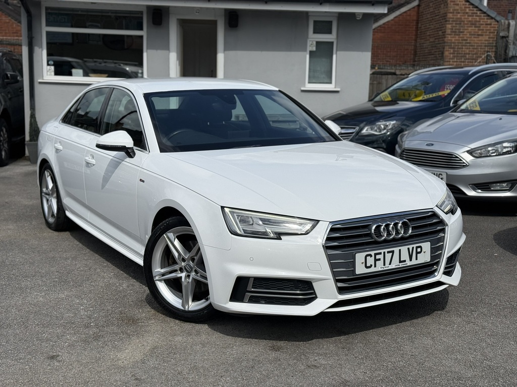 Audi A4 S Line 2017 17 Reg White