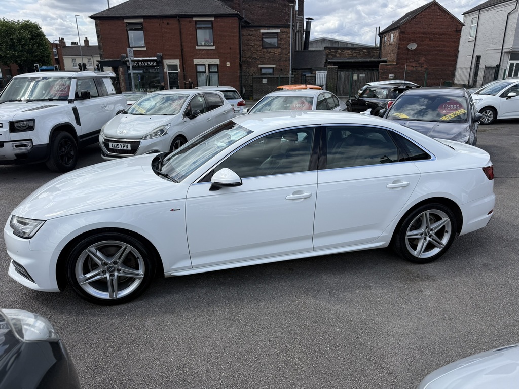Audi A4 S Line 2017 17 Reg White #4