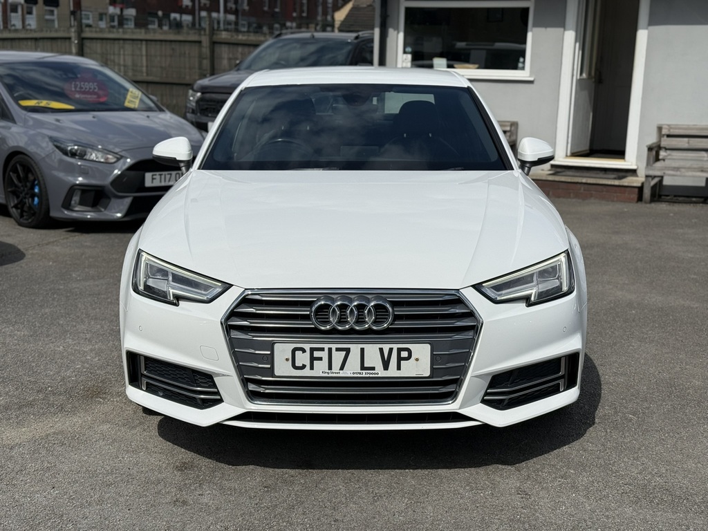 Audi A4 S Line 2017 17 Reg White #2