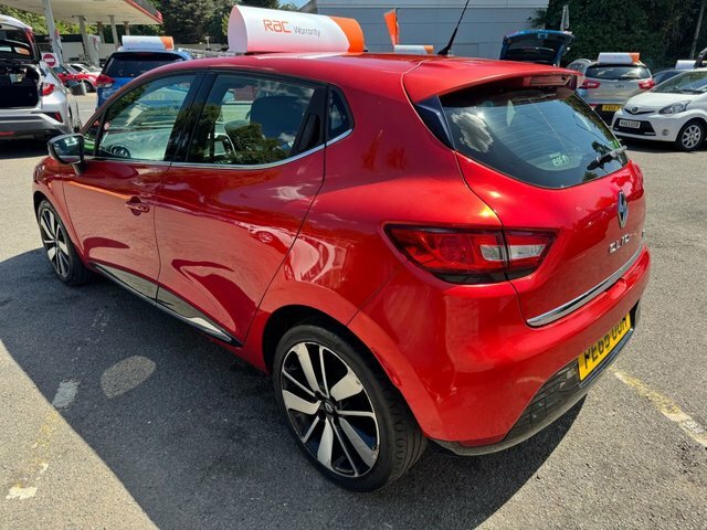 Renault Clio 2015 0.9 Tce Dynamique S Nav Hatchback Red #4