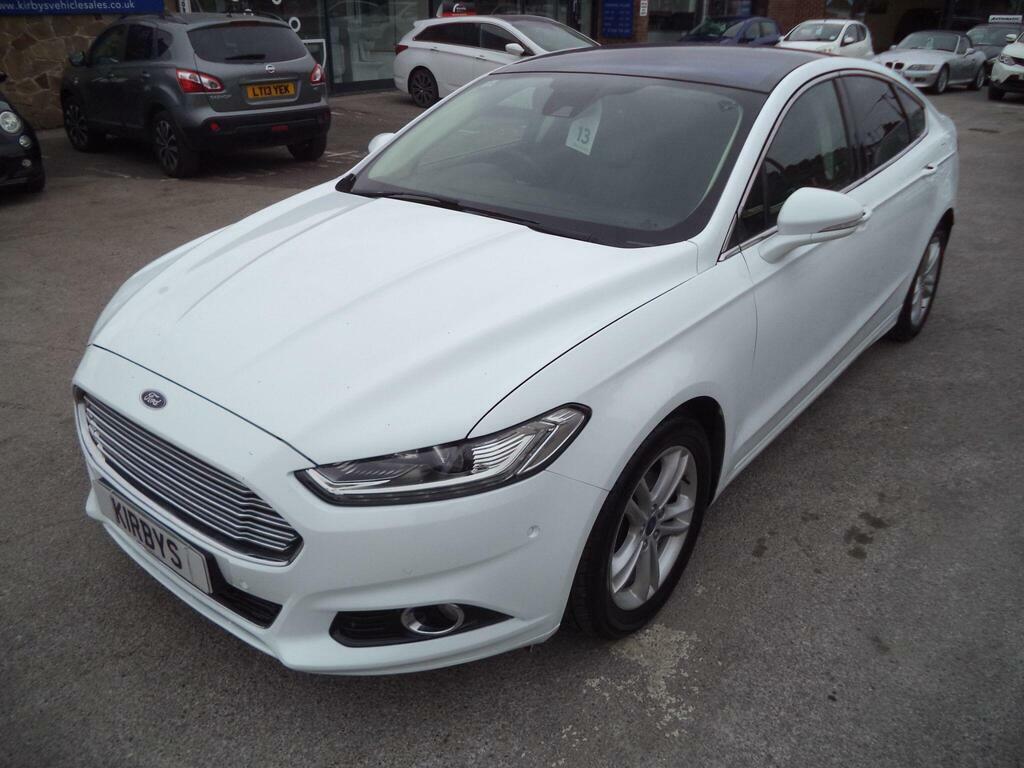 Ford Mondeo 2.0 Tdci Titanium Powershift Euro 6 S S White #3