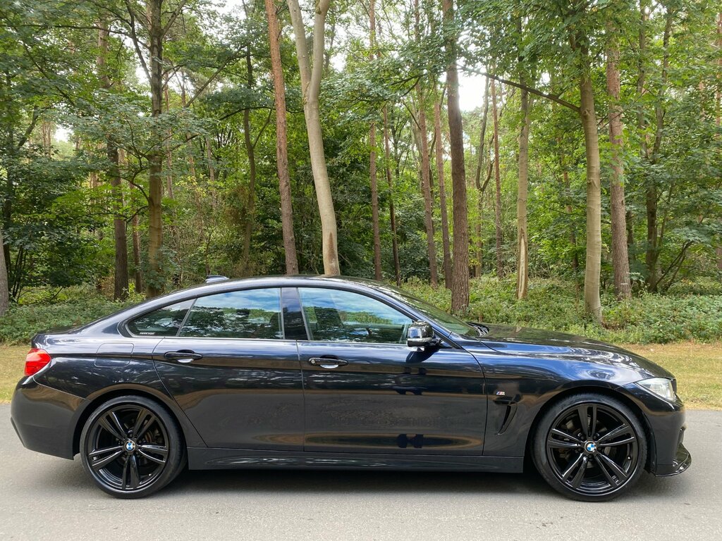 BMW 4 Series Gran Coupe F36 420I M Sport Black #2