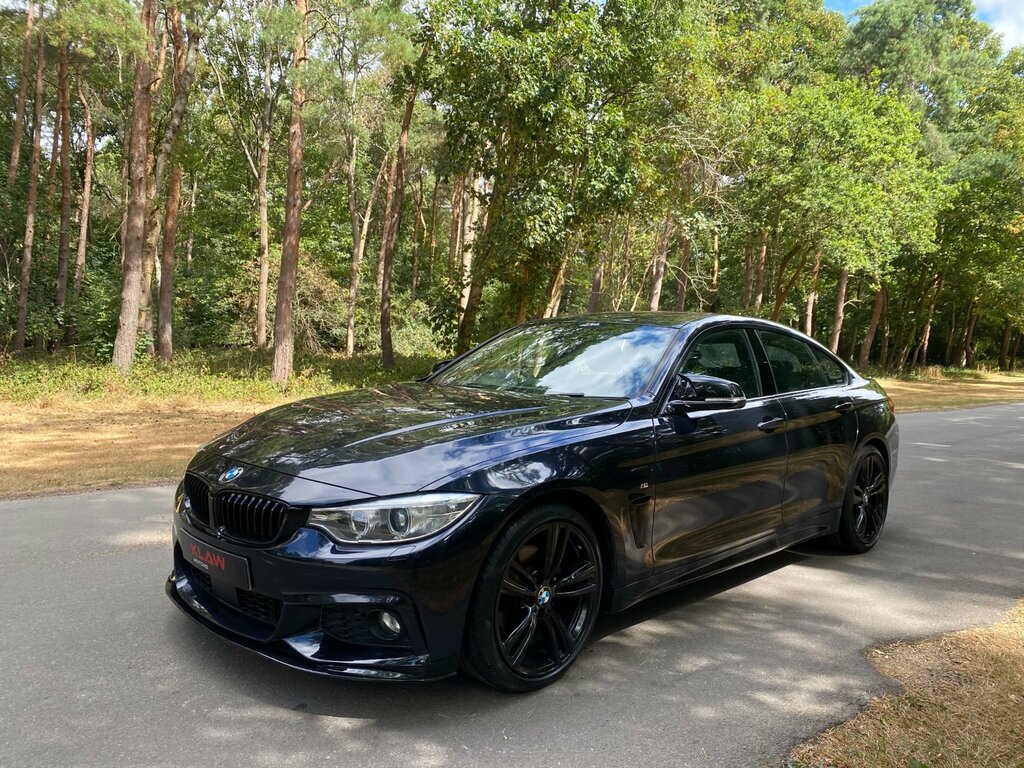 BMW 4 Series Gran Coupe F36 420I M Sport Black #4