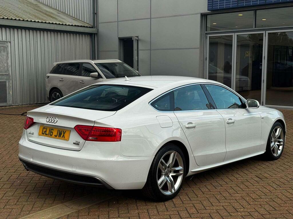Audi A5 2.0 Tdi S Line Sportback S Tronic Quattro Euro 6 White #4