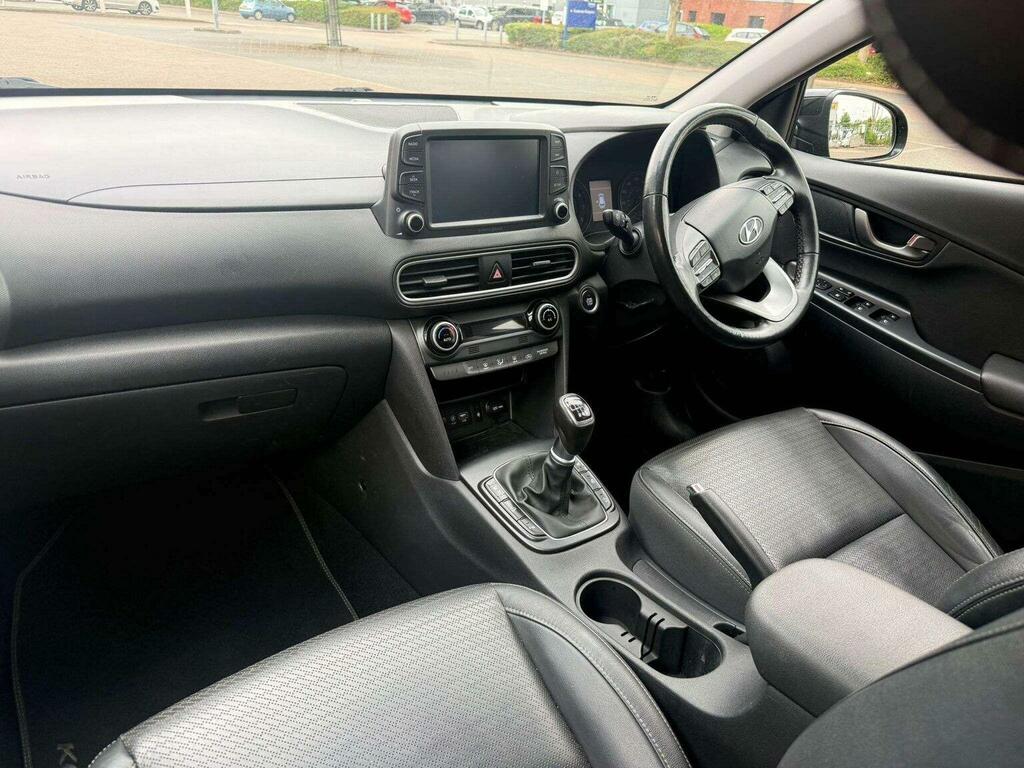 Hyundai Kona 1.0 T-gdi Blue Drive Premium Se Euro 6 Ss Black #5