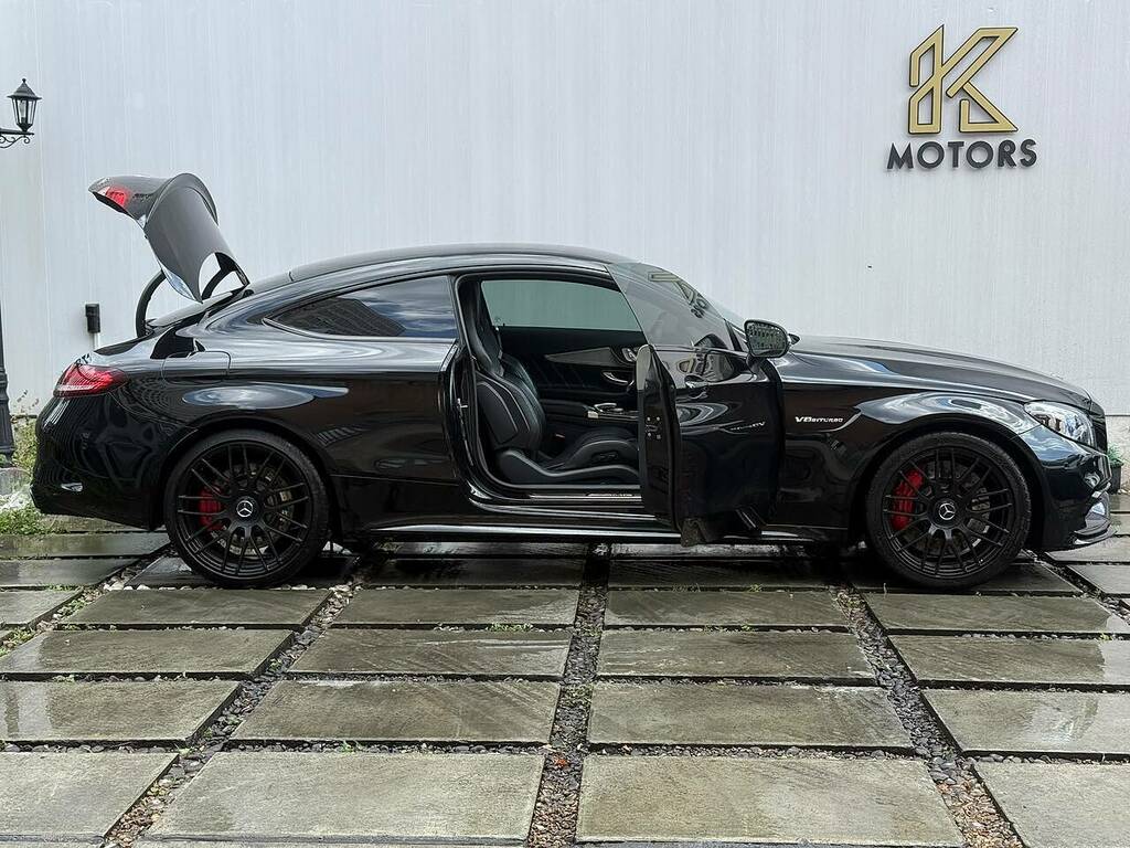 Mercedes-Benz C Class 4.0 C63 V8 Biturbo Amg S Coupe Spds Mct Black #4