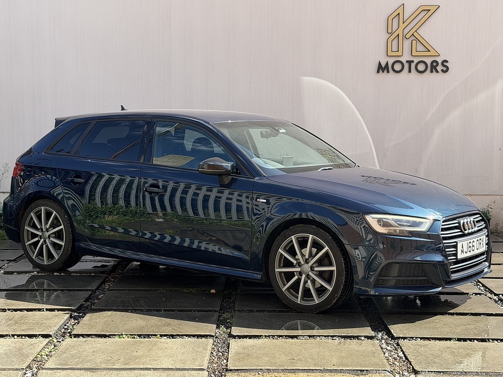 Audi A3 1.4 Tfsi Cod Black Edition Sportback S AJ66ORX Blue