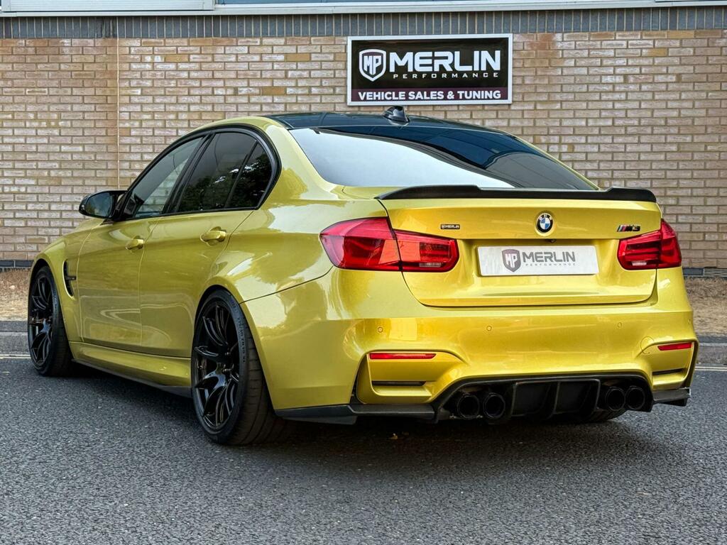 BMW M3 Competition Yellow #4