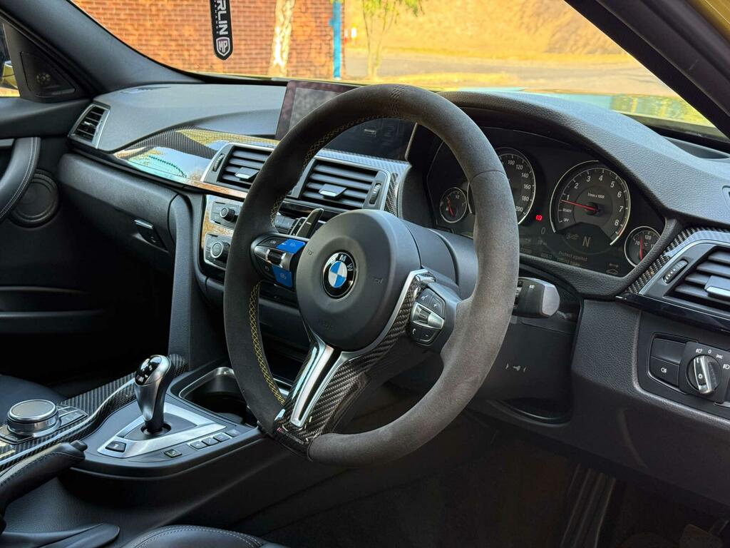 BMW M3 Competition Yellow #2