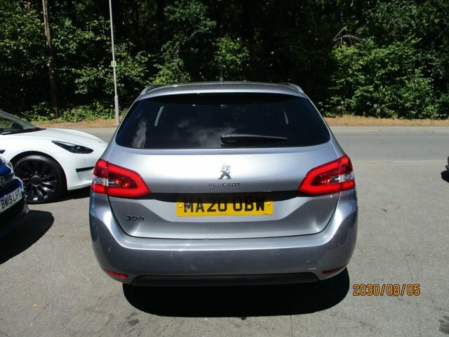 Peugeot 308 SW 2020 1.5 Bluehdi Allure Estate E Grey #4