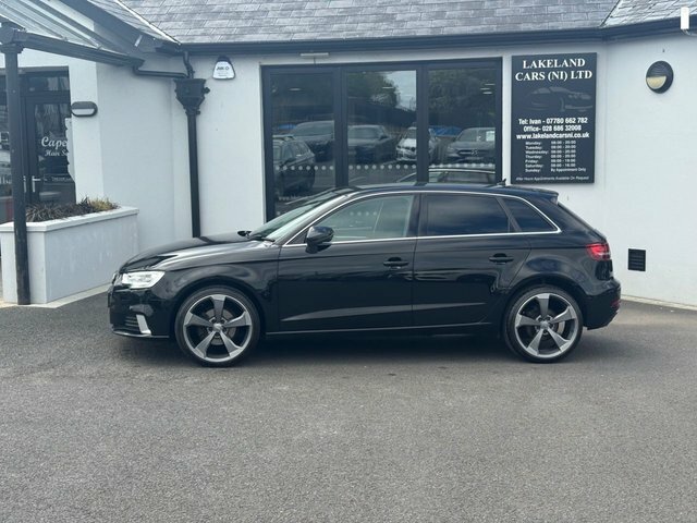 Audi A3 1.6 Tdi Sport Sportback Euro 6 BT17UEA Black #3