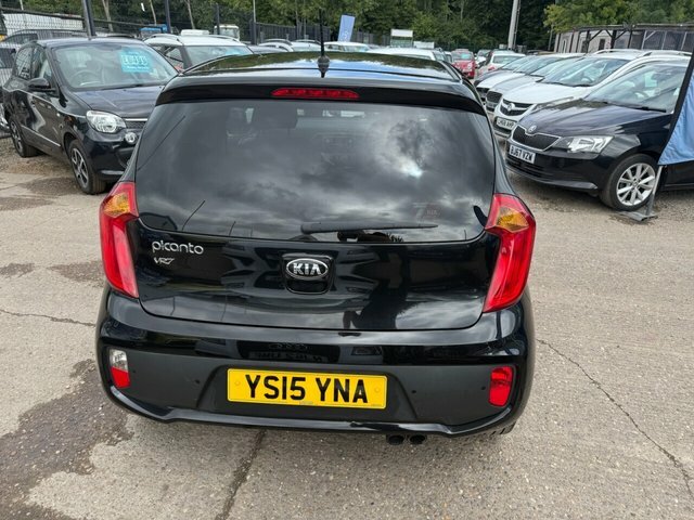 Kia Picanto 1.0 Vr7 Hatchback Euro 5 68 Bhp YS15YNA Black #4