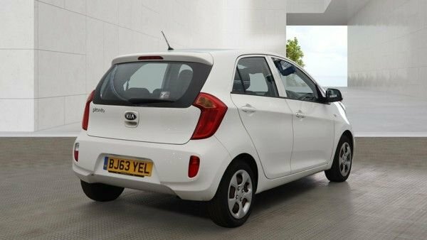 Kia Picanto 1.0 1 Hatchback Euro 5 68 Bhp White #4