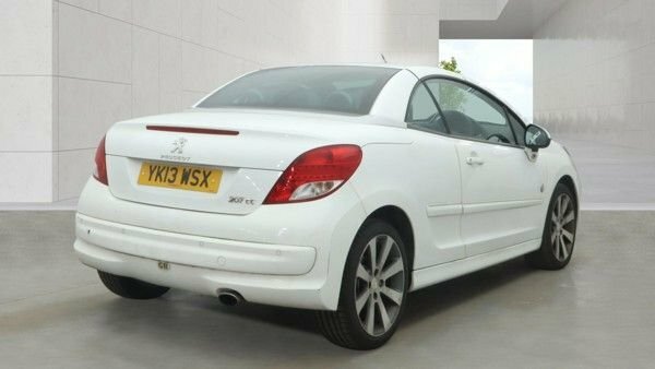 Peugeot 207 CC 1.6 Hdi Roland Garros Convertible Manua White #4