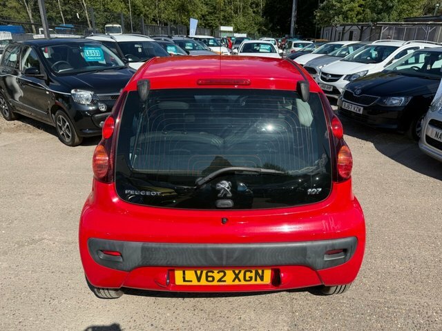Peugeot 107 1.0 12V Active Hatchback Euro 5 Red #3