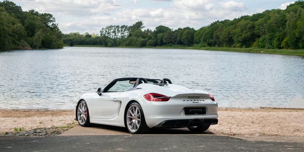 Porsche Boxster 3.8 981 White #4