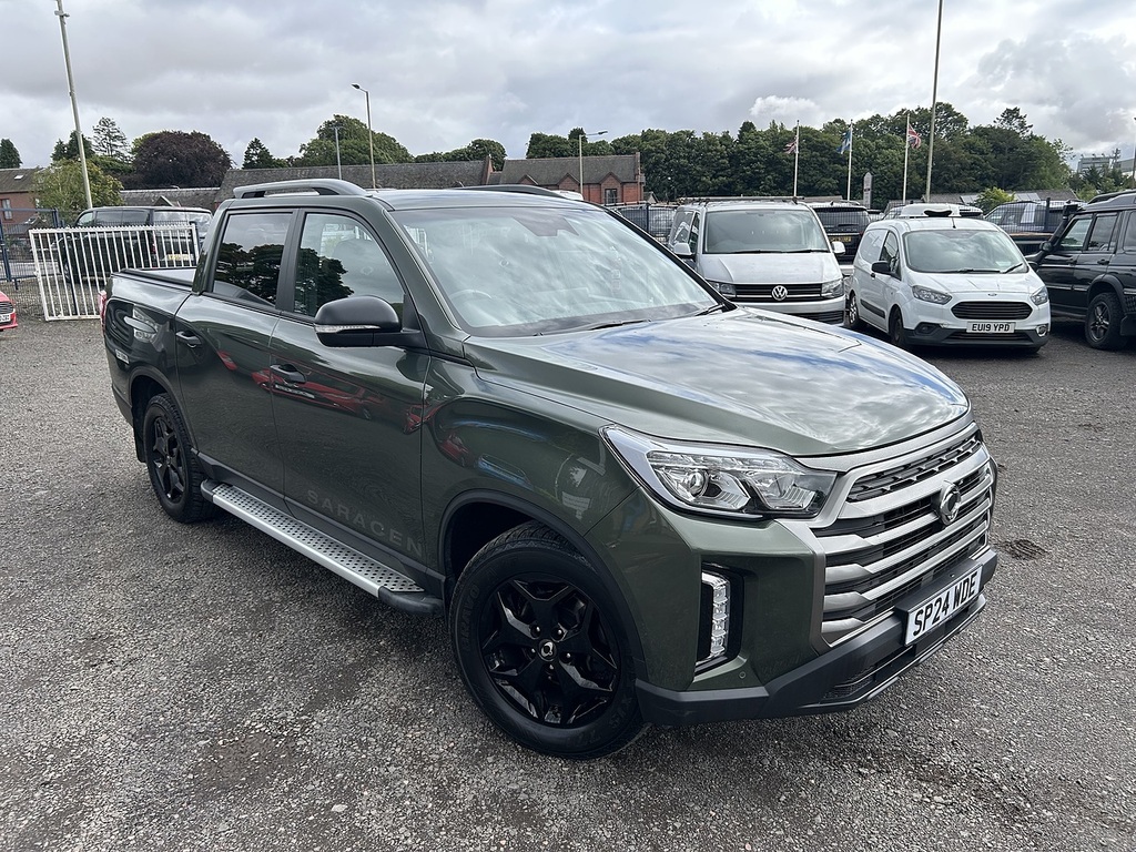 SsangYong Musso 2.2D Saracen Pickup Double Cab 4Wd Green