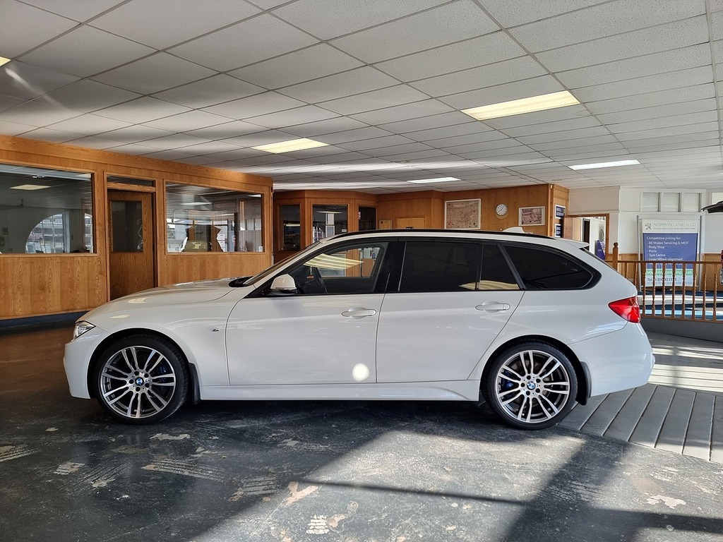 BMW 3 Series 2.0 320D M Sport Touring Xdrive White #6