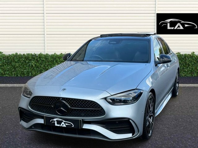 Mercedes-Benz C Class 2024 2.0 C300h Mhev Amg Line Premium Plus G-tron KN73THX Silver #2