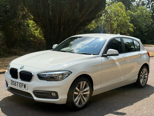 BMW 1 Series 116D Sport Hatchback White #3