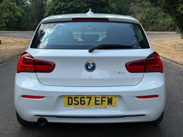 BMW 1 Series 116D Sport Hatchback White #6