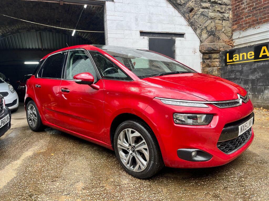 Citroen C4 Picasso 1.6 E-hdi Exclusive Euro 5 S S Red #4