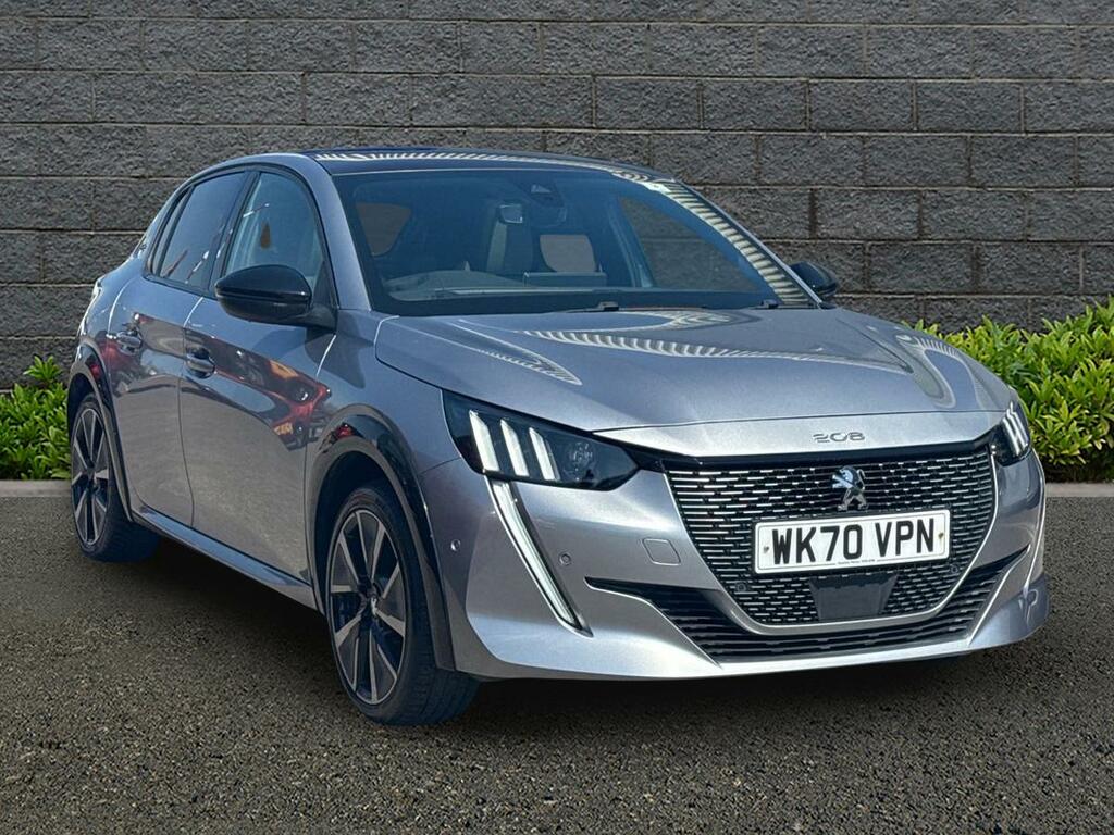 Peugeot e-208 50Kwh Gt Hatchback 136 Ps Grey