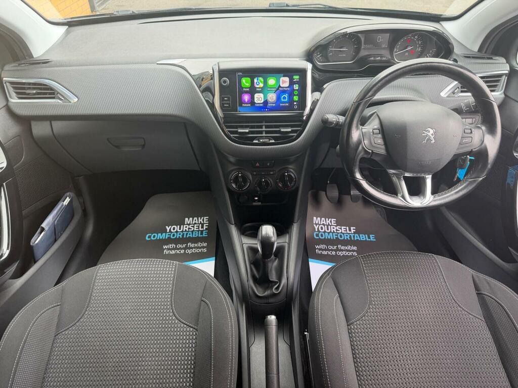 Peugeot 208 Hatchback 1.2 Puretech Allure Premium Euro 6 MF67JXM Black #2