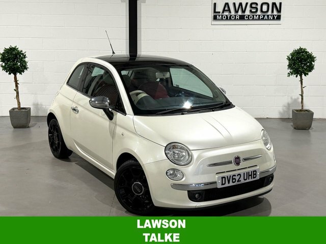 Fiat 500 1.2 Lounge Hatchback Euro 5 S S White