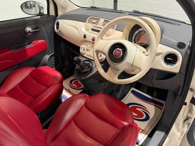 Fiat 500 1.2 Lounge Hatchback Euro 5 S S White #3