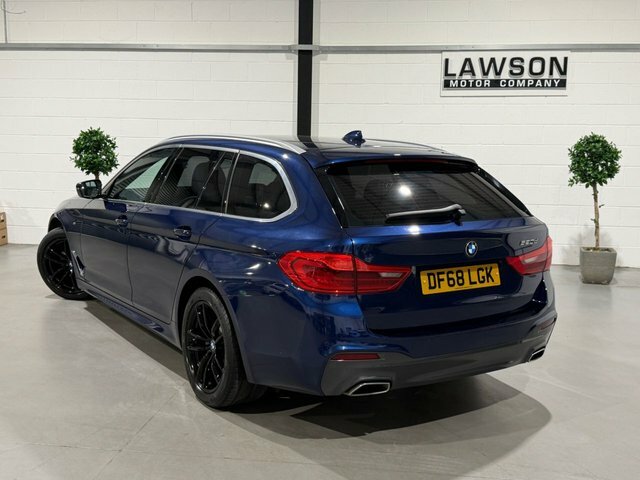 BMW 5 Series 2.0 520D M Sport Touring Euro 6 Ss Black #34