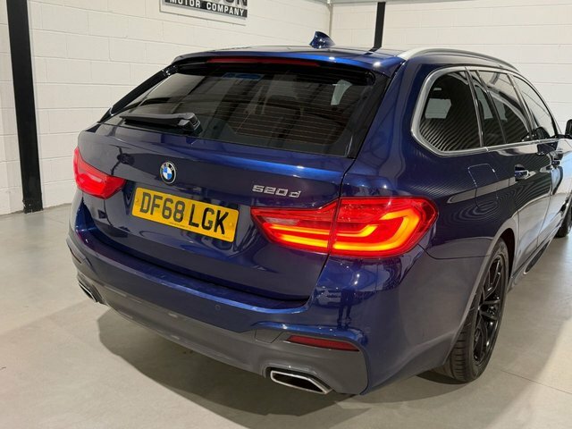 BMW 5 Series 2.0 520D M Sport Touring Euro 6 Ss Black #8