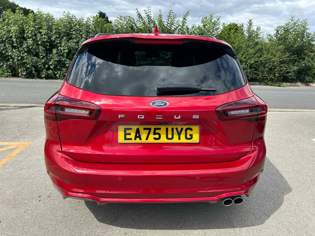 Ford Focus 1.0 Mhev St-line 155Ps Mild Hybrid Estate Meg EA75UYG Red #6