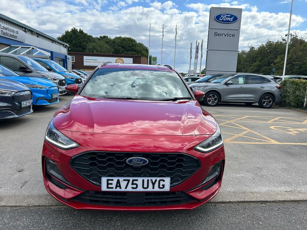 Ford Focus 1.0 Mhev St-line 155Ps Mild Hybrid Estate Meg EA75UYG Red #2