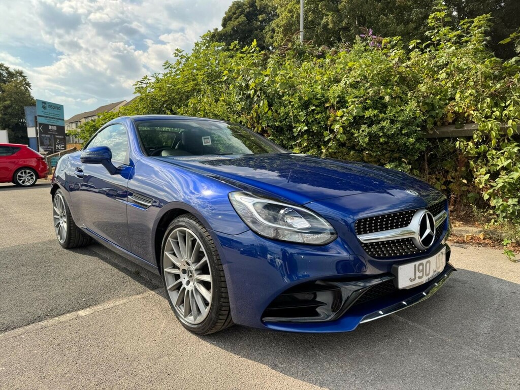 Mercedes-Benz SLC Convertible 1.6 Slc180 Amg Line G-tronic Euro 6 S J90JDR Blue #3