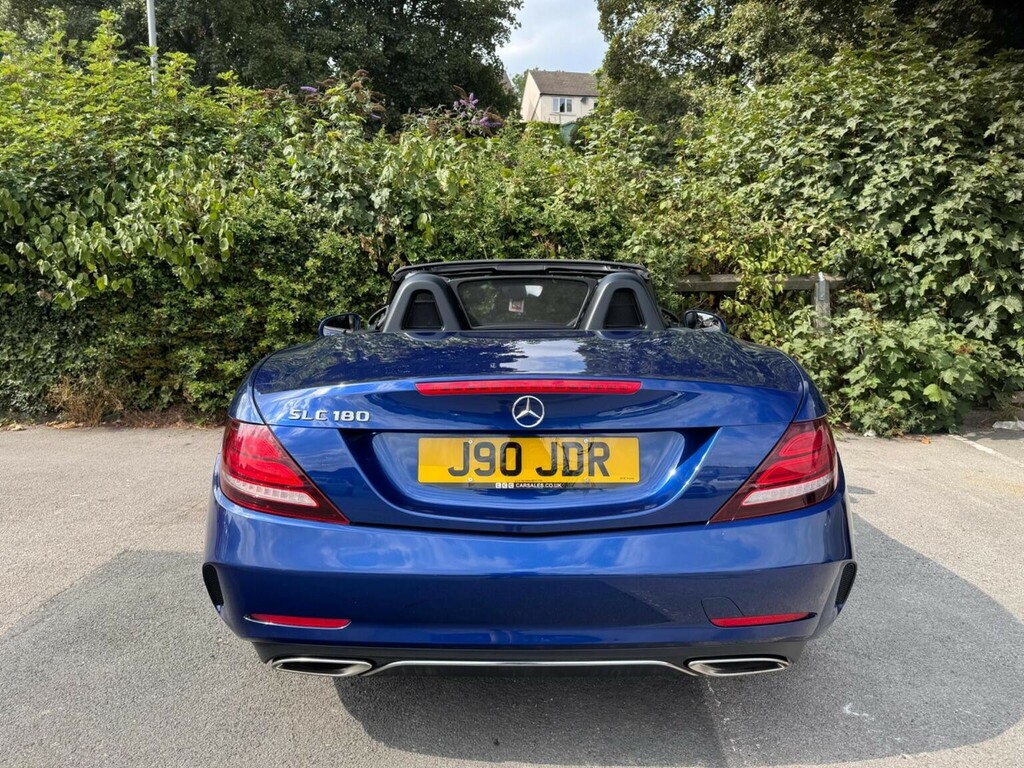 Mercedes-Benz SLC Convertible 1.6 Slc180 Amg Line G-tronic Euro 6 S J90JDR Blue #6