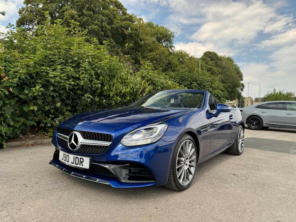 Mercedes-Benz SLC Convertible 1.6 Slc180 Amg Line G-tronic Euro 6 S J90JDR Blue
