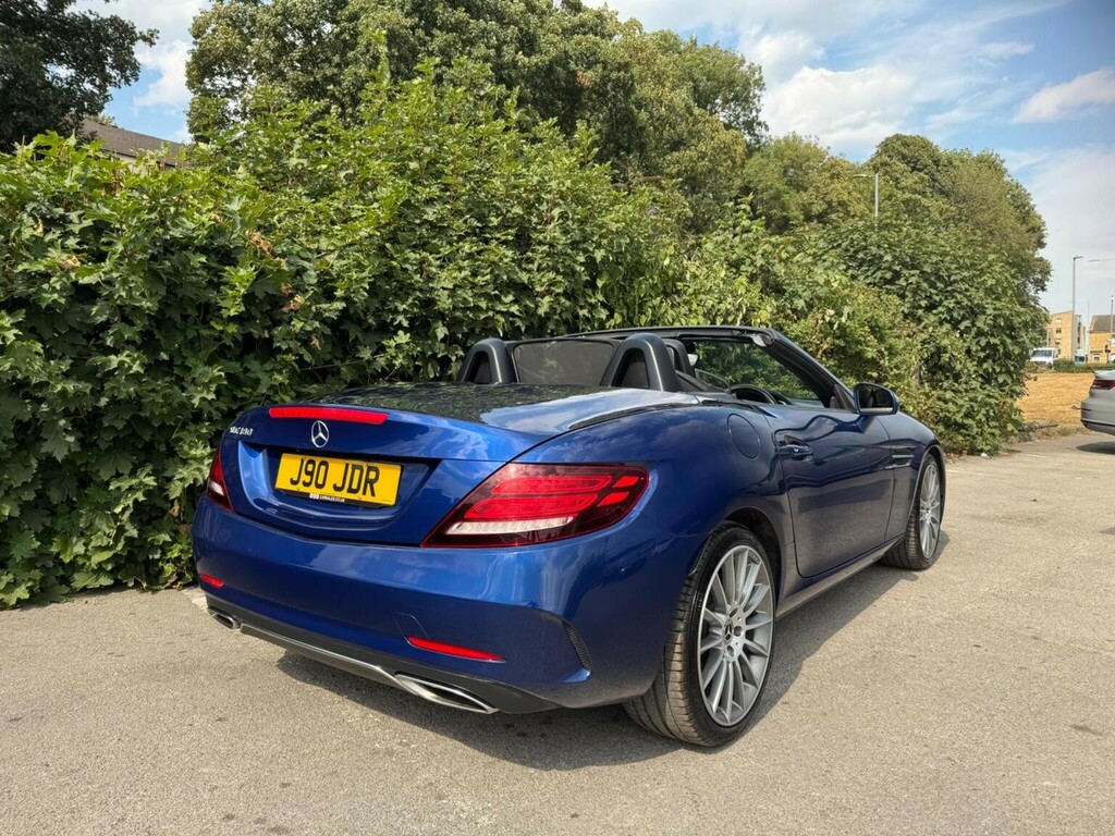 Mercedes-Benz SLC Convertible 1.6 Slc180 Amg Line G-tronic Euro 6 S J90JDR Blue #5