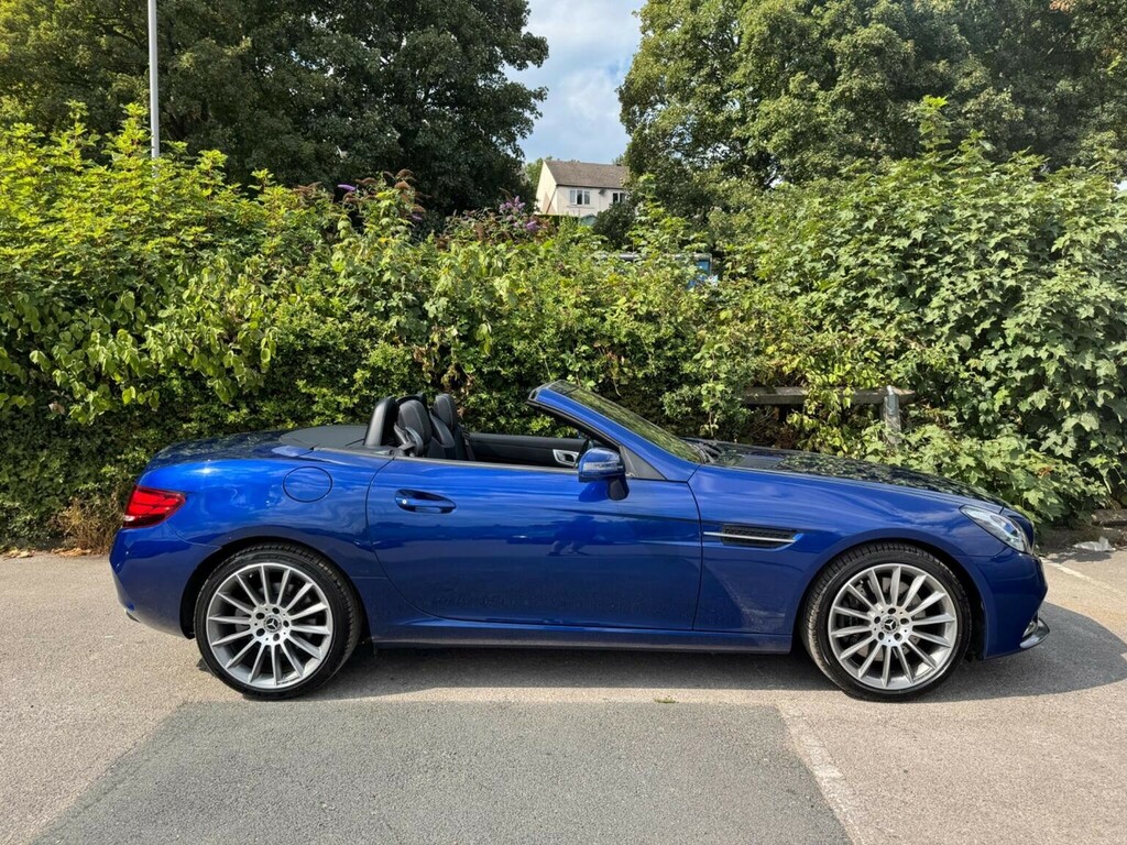 Mercedes-Benz SLC Convertible 1.6 Slc180 Amg Line G-tronic Euro 6 S J90JDR Blue #4