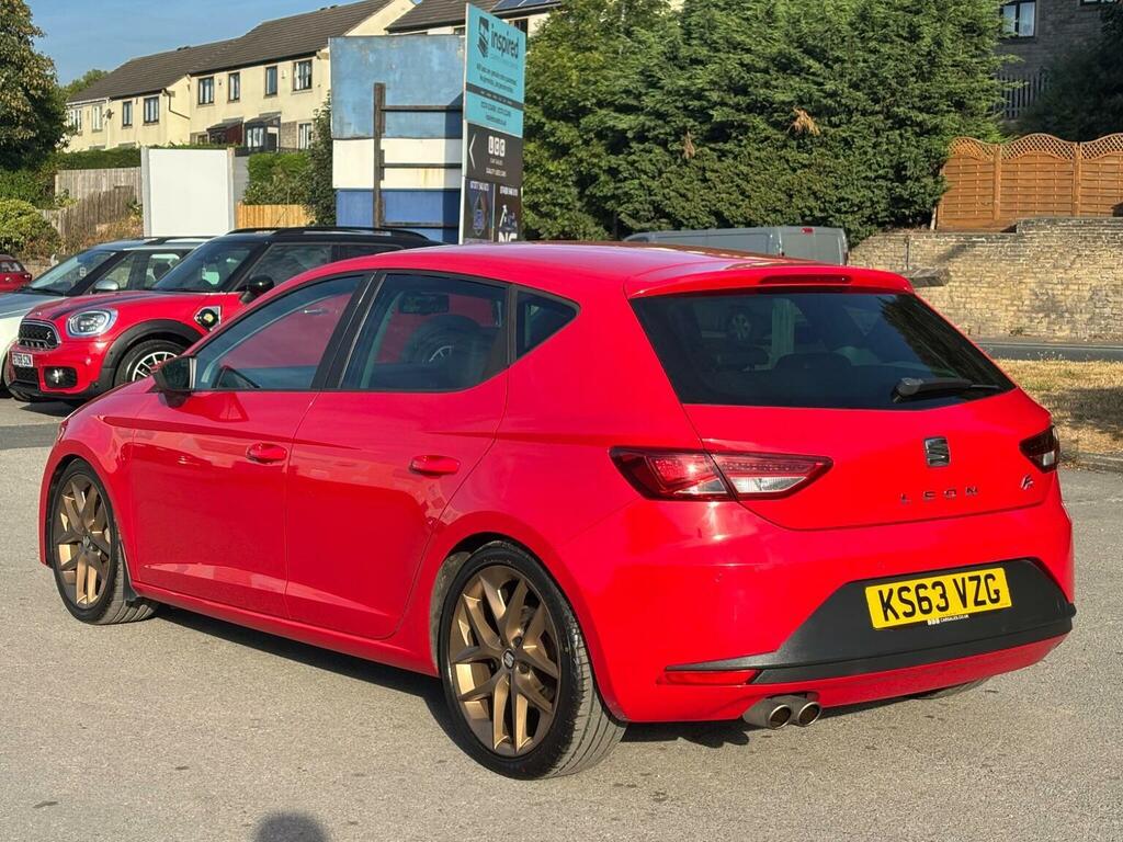 Seat Leon 2.0 Tdi Cr Fr Euro 5 Ss Red #4