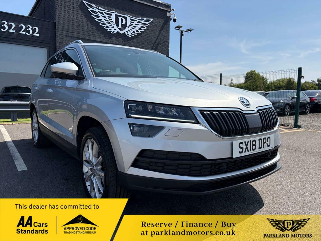 Skoda Karoq 2.0 Tdi Se L 4Wd Euro 6 Ss SX18DPO Silver