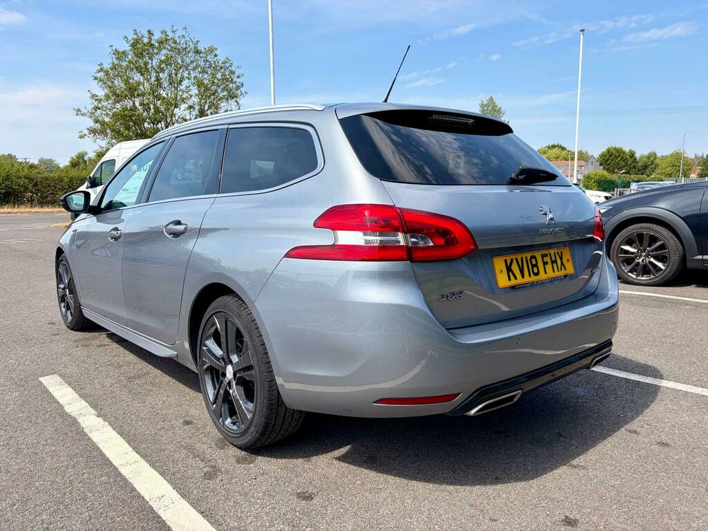 Peugeot 308 SW 1.6 Bluehdi Gt Line Euro 6 Ss Grey #6