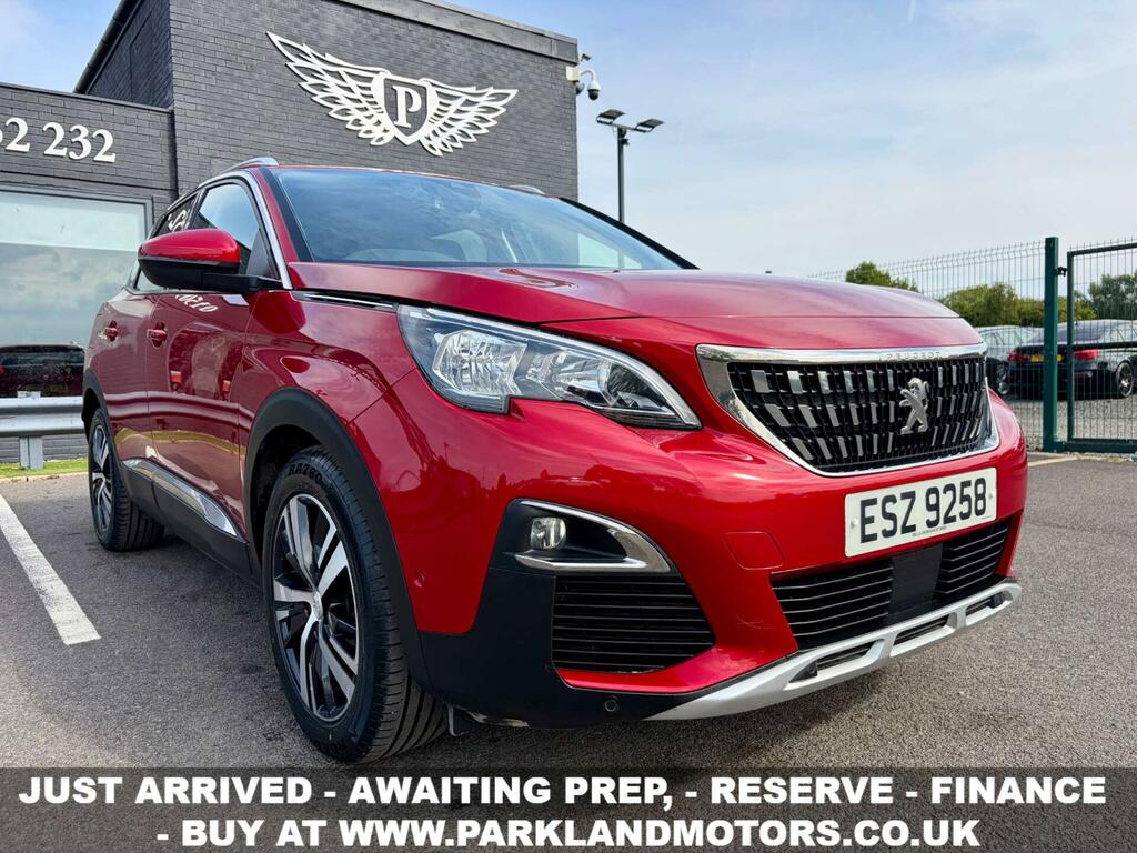 Peugeot 3008 1.5 Bluehdi Allure Euro 6 Ss ESZ9258 Red