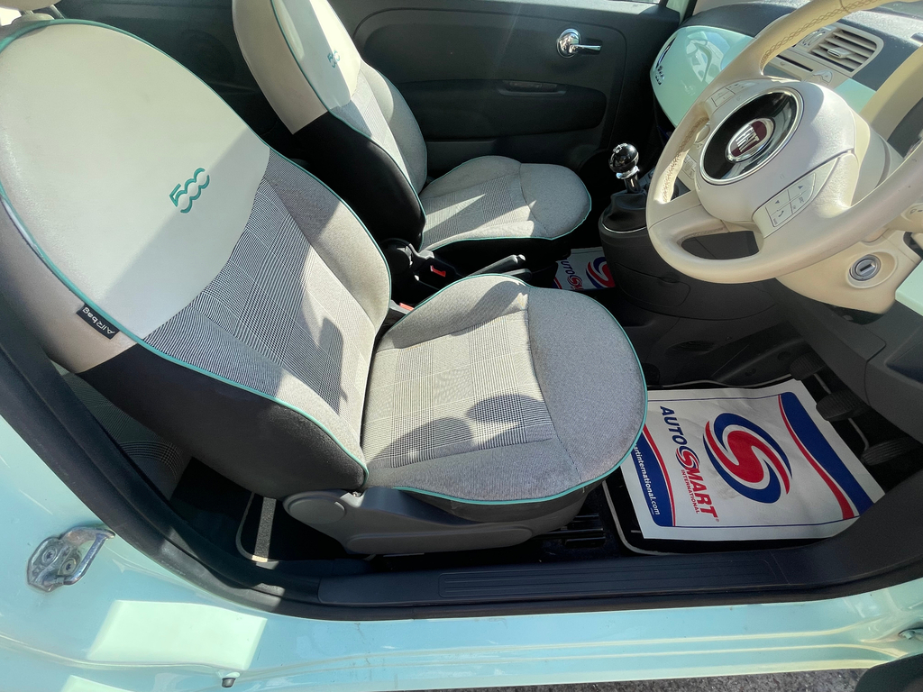 Fiat 500 1.2 Cult Hatchback Euro 5 Ss White #22