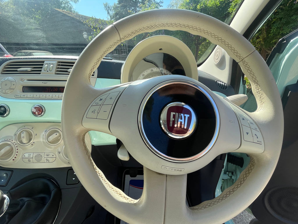 Fiat 500 1.2 Cult Hatchback Euro 5 Ss White #21